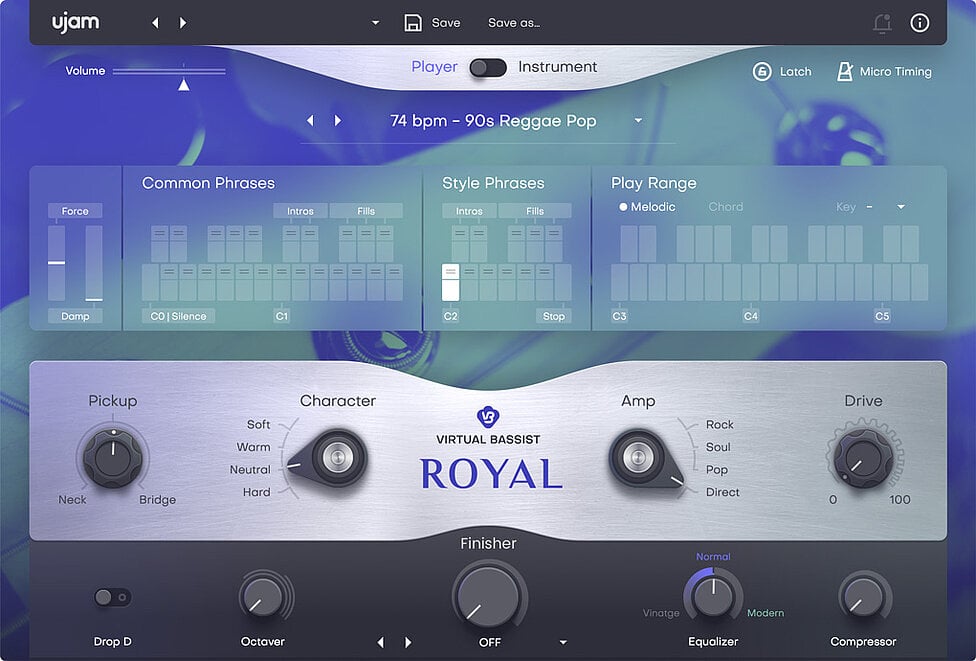 Ujam Virtual Bassist ROYAL